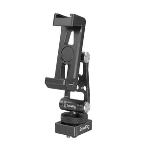 【Summerwins】SMALLRIG Universal Phone Tripod Mount, Metal Cell Phone Mount with Cold Shoe Mount and M4 Screws for DJI Stabilizers, Free Adjustment Phone Mount Adapter for iphone16 Pro/MAX, for Samsung Galaxy - 4301 Smartphone Accessories