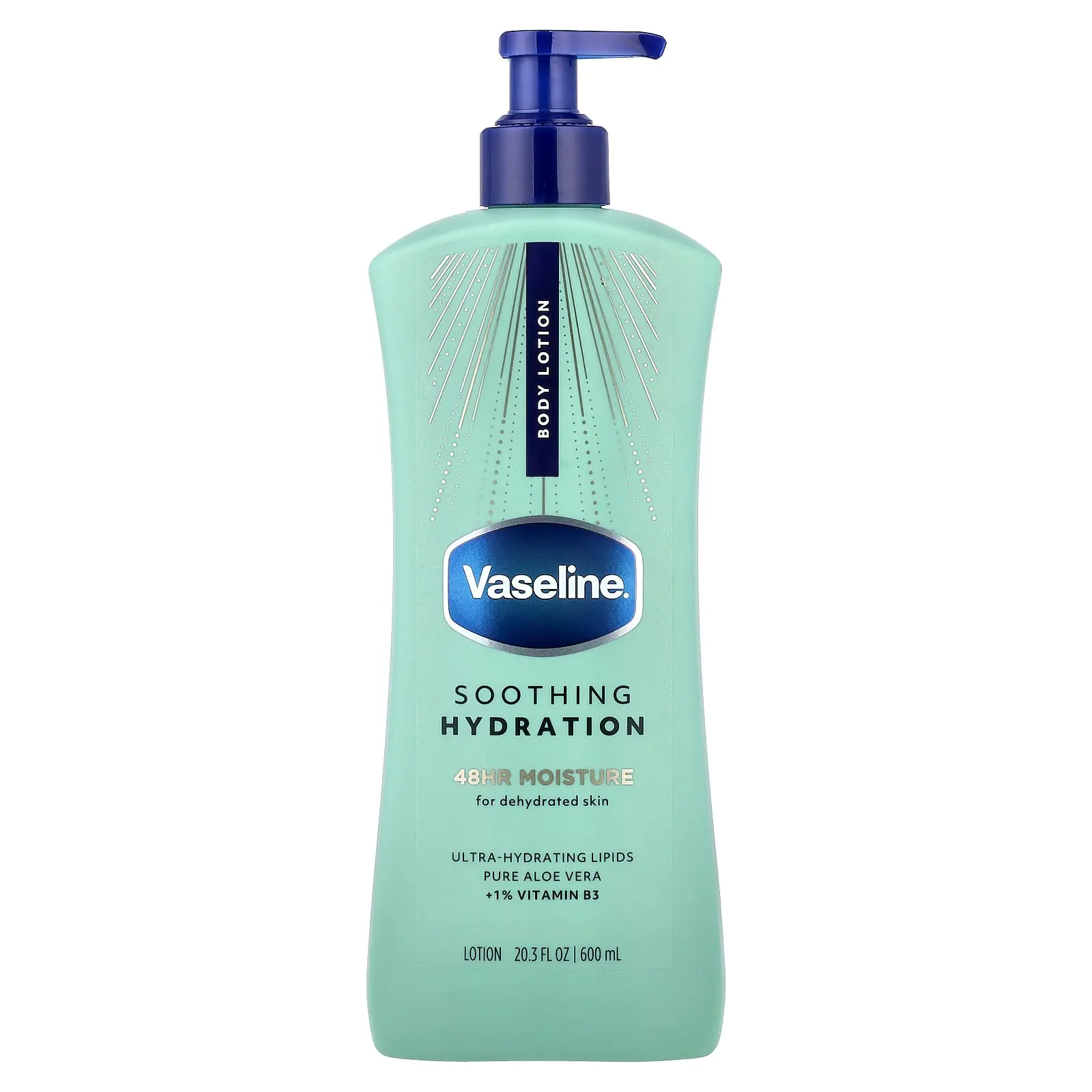 Vaseline Soothing Hydration Body Lotion, Fresh Aloe, 20.3 fl oz (600 ml) Vaseline Soothing Hydration Body Lotion, Fresh Aloe, 20.3 fl oz (600 ml)