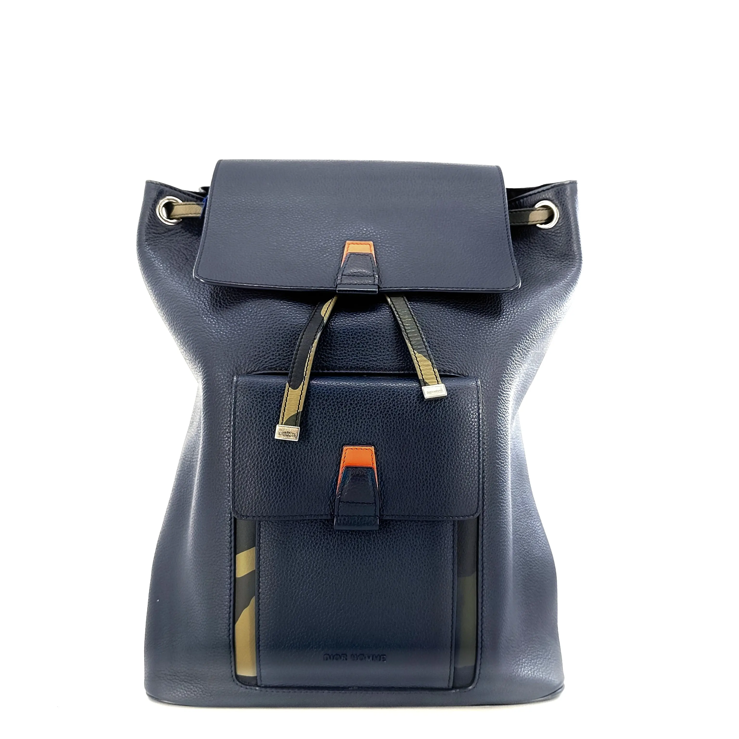 Pre-owned Dior Leather Backpacks Homme Backpack JS0033 NO2