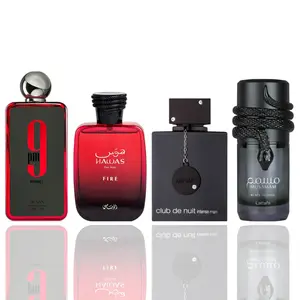 9PM REBEL + Hawas Fire + Musamam Black Intense + CLUB DE NUIT INTENSE -- 4 piece bundle