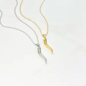 Large Italian horn necklaces