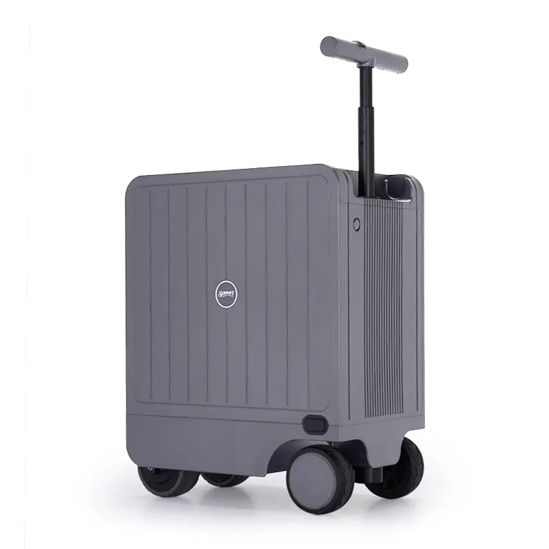 SUMMIT PCD2602 Wheeled Electric Riding Hardside Luggage - Compact, Convenient, User-Friendly, Stylish, Functional, Ideal for Travel & Daily Use, Great Gift for On-the-Go Users (Dry Clean Compatible), Wheeled Luggage, Polycarbonate, Lock Closure, Motor Whe