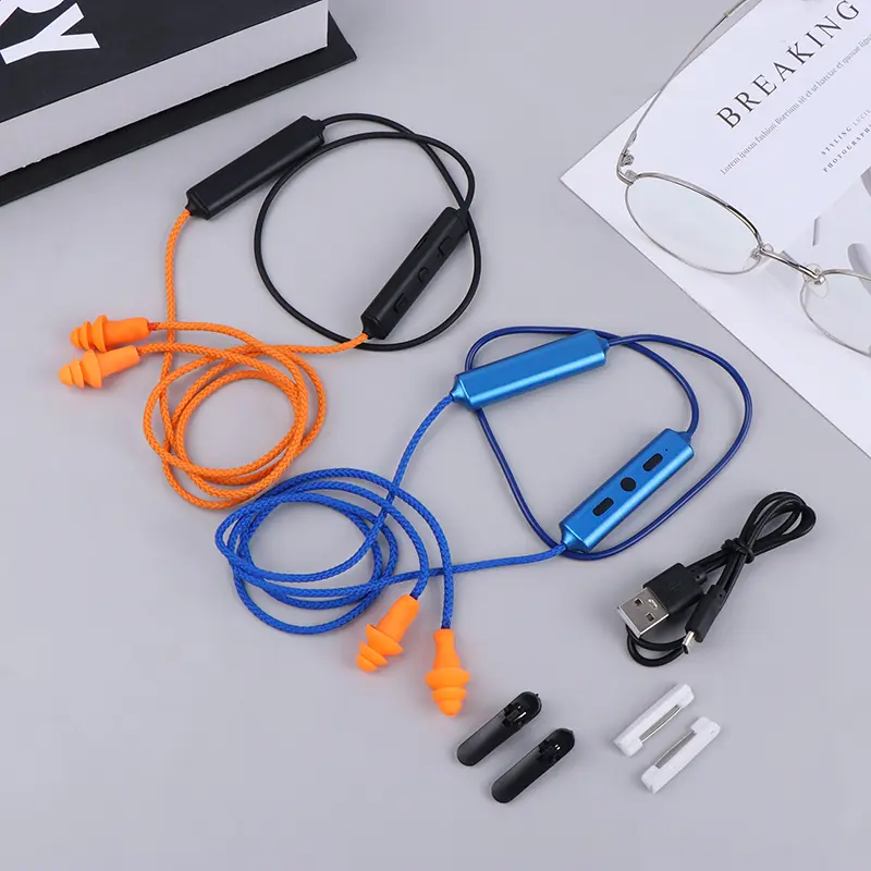 Imitation Labor Protection Earplug Bluetooth Headset - Wired, Noise Reducing Sound Earplugs for Work Hearing Protection, Noise Reducing Ear Plugs