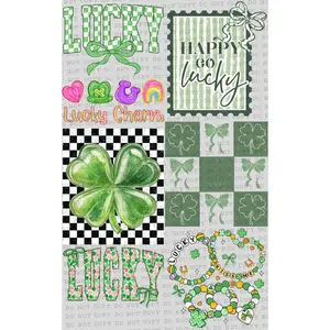 22"x30" St. Patrick's Day Premade Direct-To-Film Gang Sheet