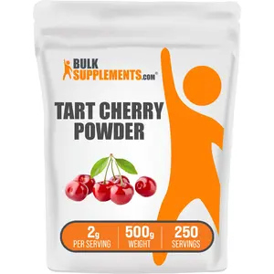 BulkSupplements - Tart Cherry Powder - Immune - Muscle Recovery - Joint Health - 100g-1kg - 2g per Serving