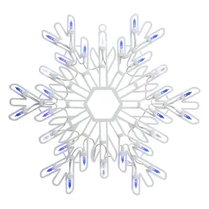 Northlight 16" LED Snowflake Window Silhouette