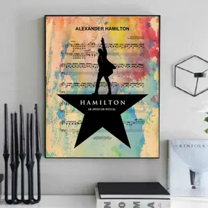 Hamilton poster, Hamilton Music Art, Wall Art, Movie Print, Gift for Film Fans