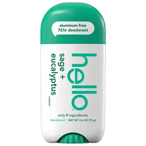 hello sage + eucalyptus aluminum free deodorant with shea butter