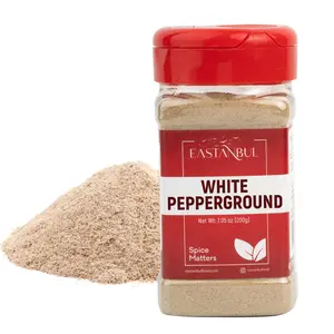 Eastanbul White Pepper Ground, Premium Ground White Pepper Powder, 7.1oz