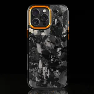 BOLD FORGED Carbon Fiber x Accent | Orange x Black | iPhone | PRE-ORDER (Ships in 2-3 weeks)
