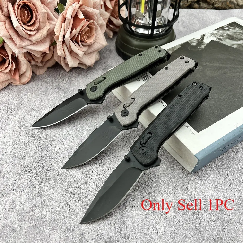 Three Folding Pocket Knives, Edc survival tool, featuring 440C steel blades and nylon-glass-fiber handles, Rust-resistant, wear-resistant, with a folding design, outdoor camping gear, Tactical Knives, Outdoor Edc Tools, Edc survival equipment