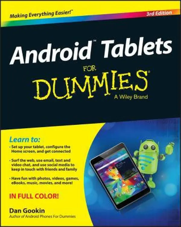 USED Book - Android Tablets For Dummies by Dan Gookin (Paperback) - english