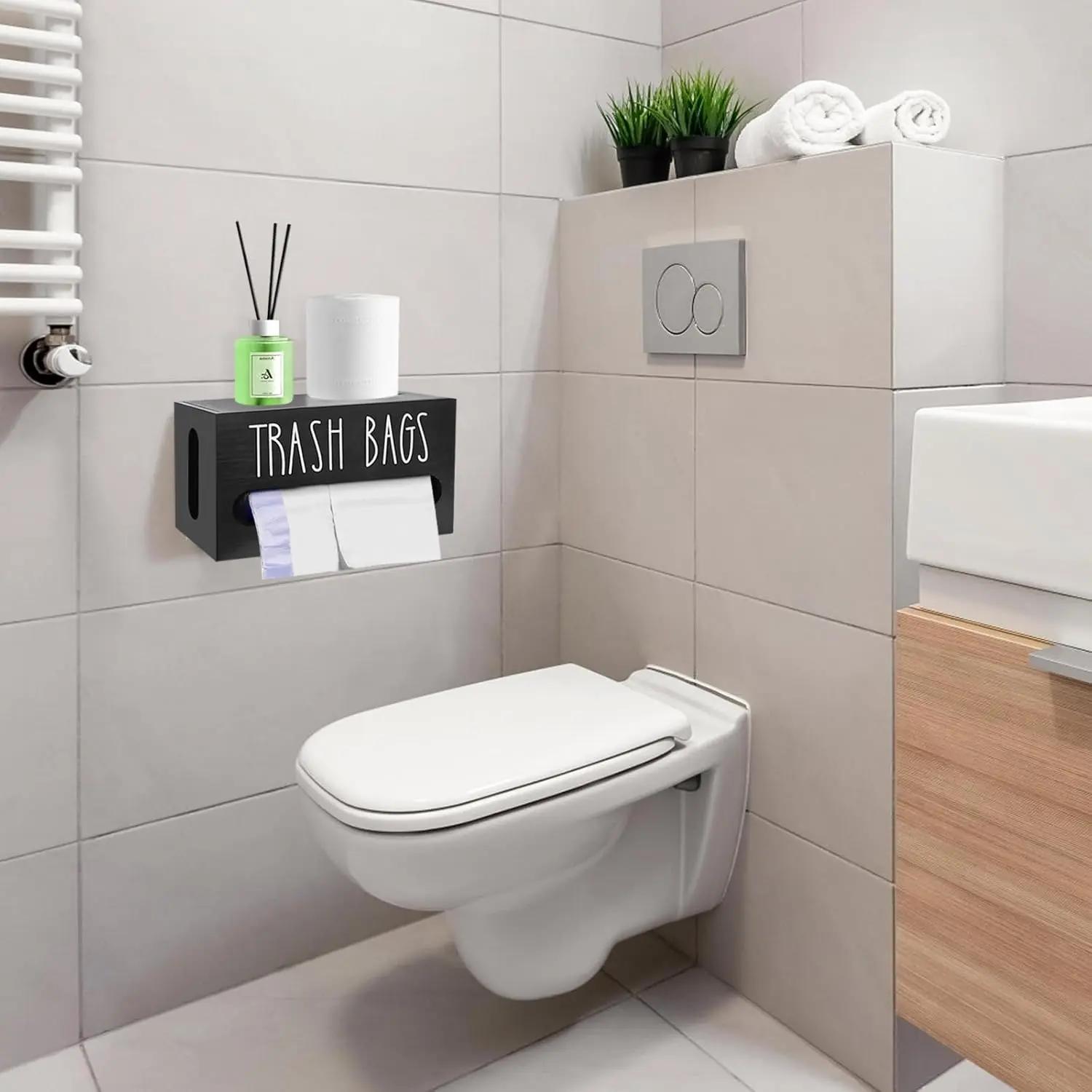 Upgraded 2-in-1 Wooden Plastic Bag Holder, Extra Large Wall Mount Dispenser, Hanging Grocery Bag Storage Organizer for Kitchen & Bathroom, Space-Saving Design, Easy Install, Multi-Purpose Trash Bag & Tote Storage Upgraded 2-in-1 Wooden Plastic Bag Holder, Extra Large Wall Mount Dispenser, Hanging Grocery Bag Storage Organizer for Kitchen & Bathroom, Space-Saving Design, Easy Install, Multi-Purpose Trash Bag & Tote Storage