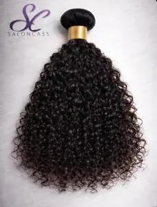 Salon Cass Natural Curly Weft Extension - 3C 4A Match