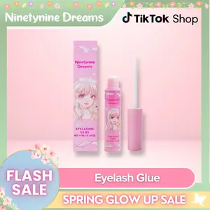 Ninetynine Dreams Eyelash Glue For Everyday Lash Cluster & Strips Latex-Free Sensitive Eye Beginner Friendly Adhesive Lash Glue Daily Cosmetic