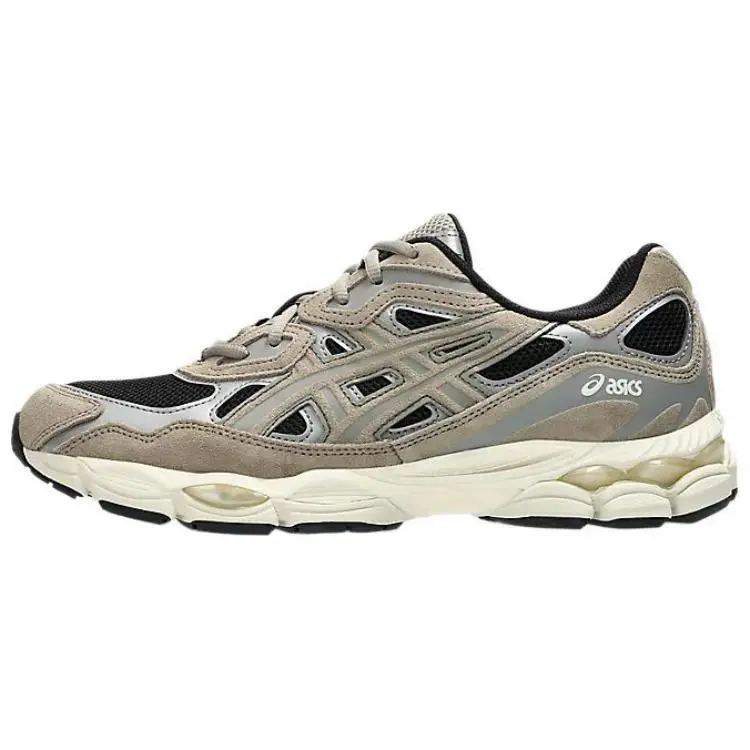 ASICS GEL Nyc Black Greige Comfort Low Top Casual Running Shoes Unisex 1203A383-005