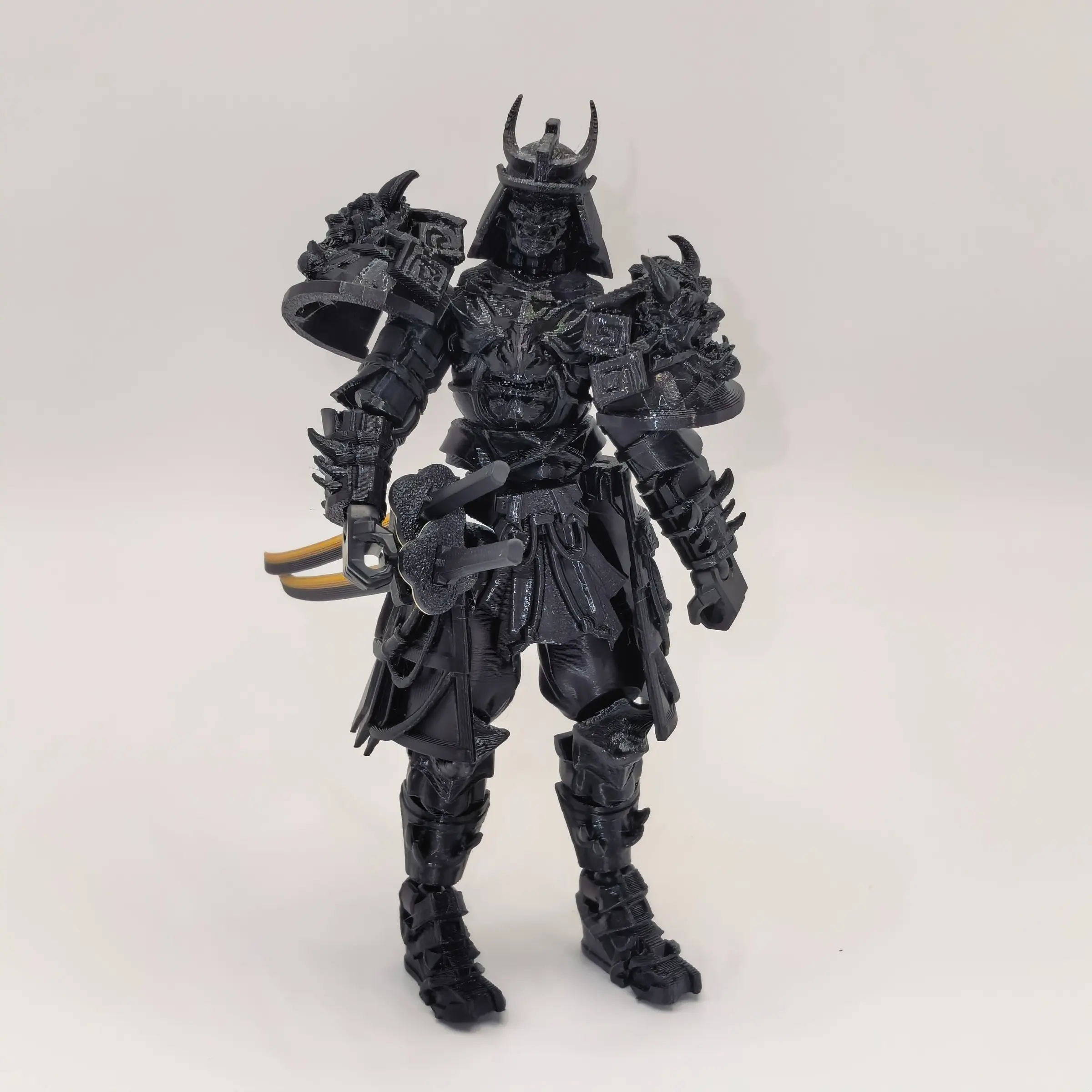 Samurai Mech Model, Jointed Action Figure, Articulating Figurine, Collectible Figurine, Figurine, Ready to Assemble, Home & Office Decor, Rpg Accessories, Art Desktop Decoration, Multi Jointed Collectible, Perfect Gift