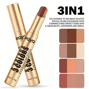 3-in-1 Eyeshadow Stick One-Swipe Color Payoff Long-Lasting Creamy Blendable Texture Buildable Shimmer Finish Easy Glitter Eye Tool for Daily Wear & Soft Glam Nights Smooth Application Makeup Essential, Flawless, Cosmetics