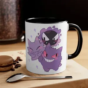 Anime Gengar, Gengar Gift, Anime Gifts, Anime Merch, Gengar Coffee Cup, Cute gift, Funny gift, kawaii gift, Cute Anime Gift, Cute Mug