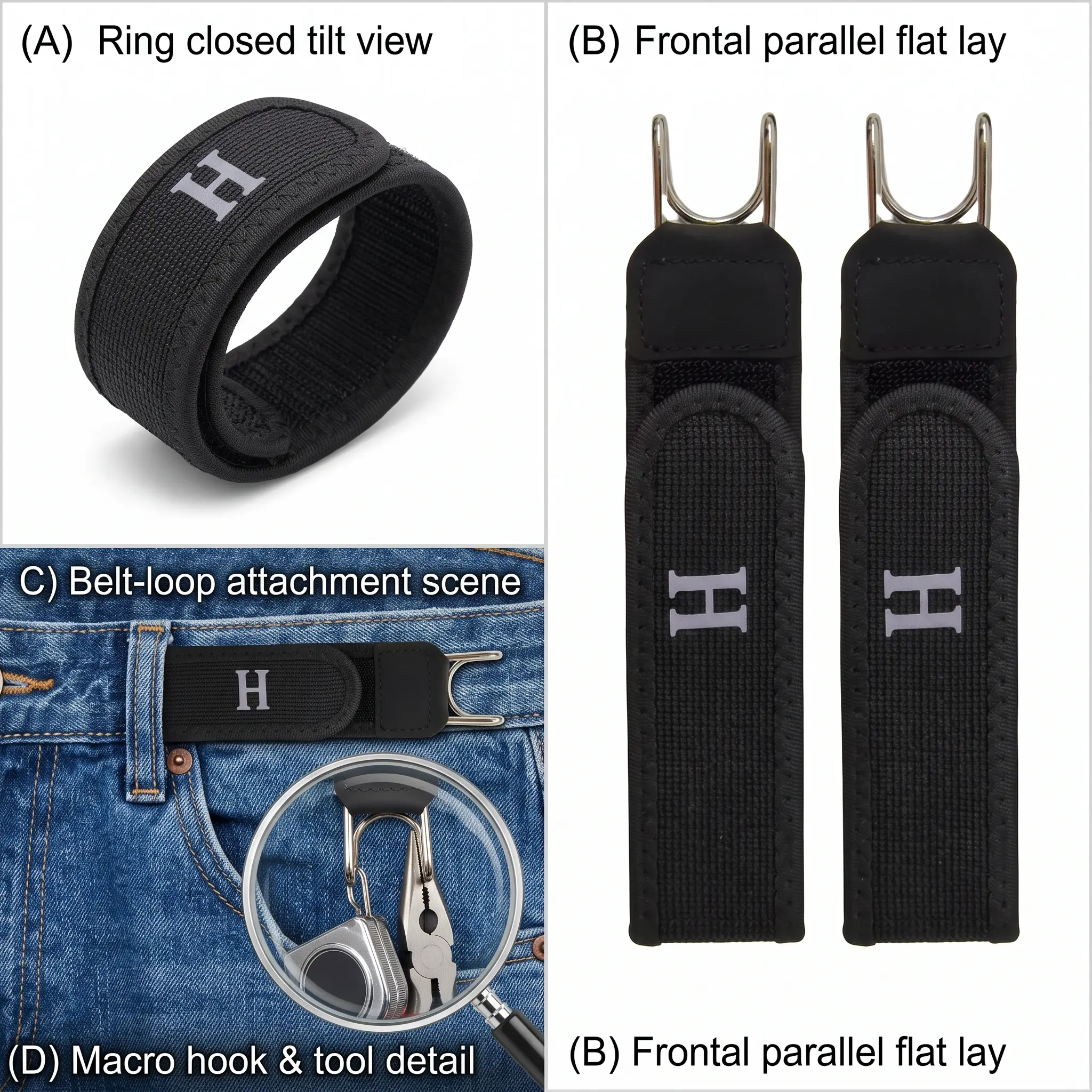 summerwins Unisex Elastic Belt - 2026 Summer Tactical Metal Hook, Patented No-Buckle Invisible Design, Soft Adjustable Waistband, EDC Everyday Carry, Fathers Day Gift For Jeans