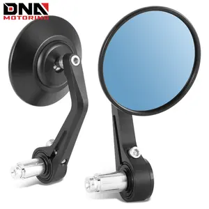 DNA MOTORING Anti-Glare Glass Multi Shape Convex Style Motorcycle Rear View Side Mirrors