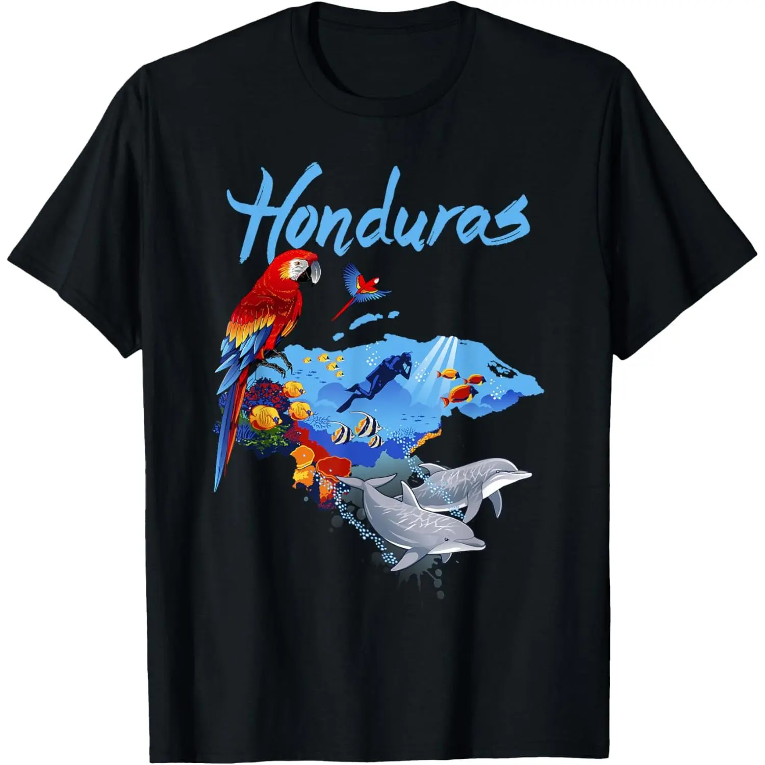 Honduras map T-Shirt