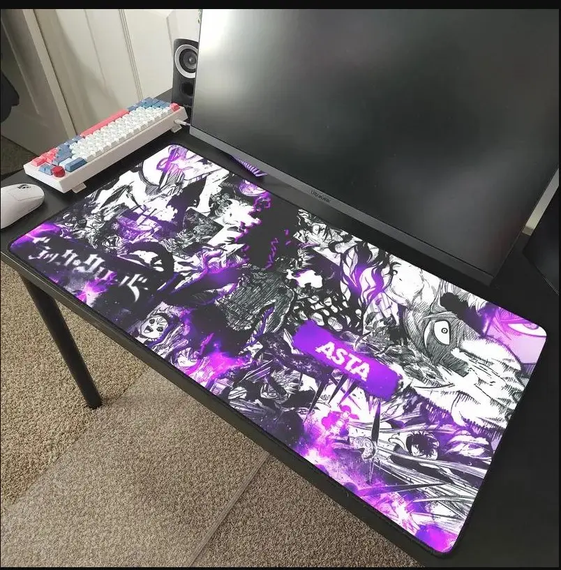 Asta Black Clover Anime Desk Mat Mousepad 31.5" x 15.5"