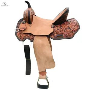 Resistance Western Solid Tree Barrel Saddle