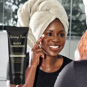 WAWALA fenty tinted sunscreen golorila Organic Mineral UV Tinted Sunscreen for Dark Skin SPF 50 Vegan Black Sunscreen 89ml Facial Skincare