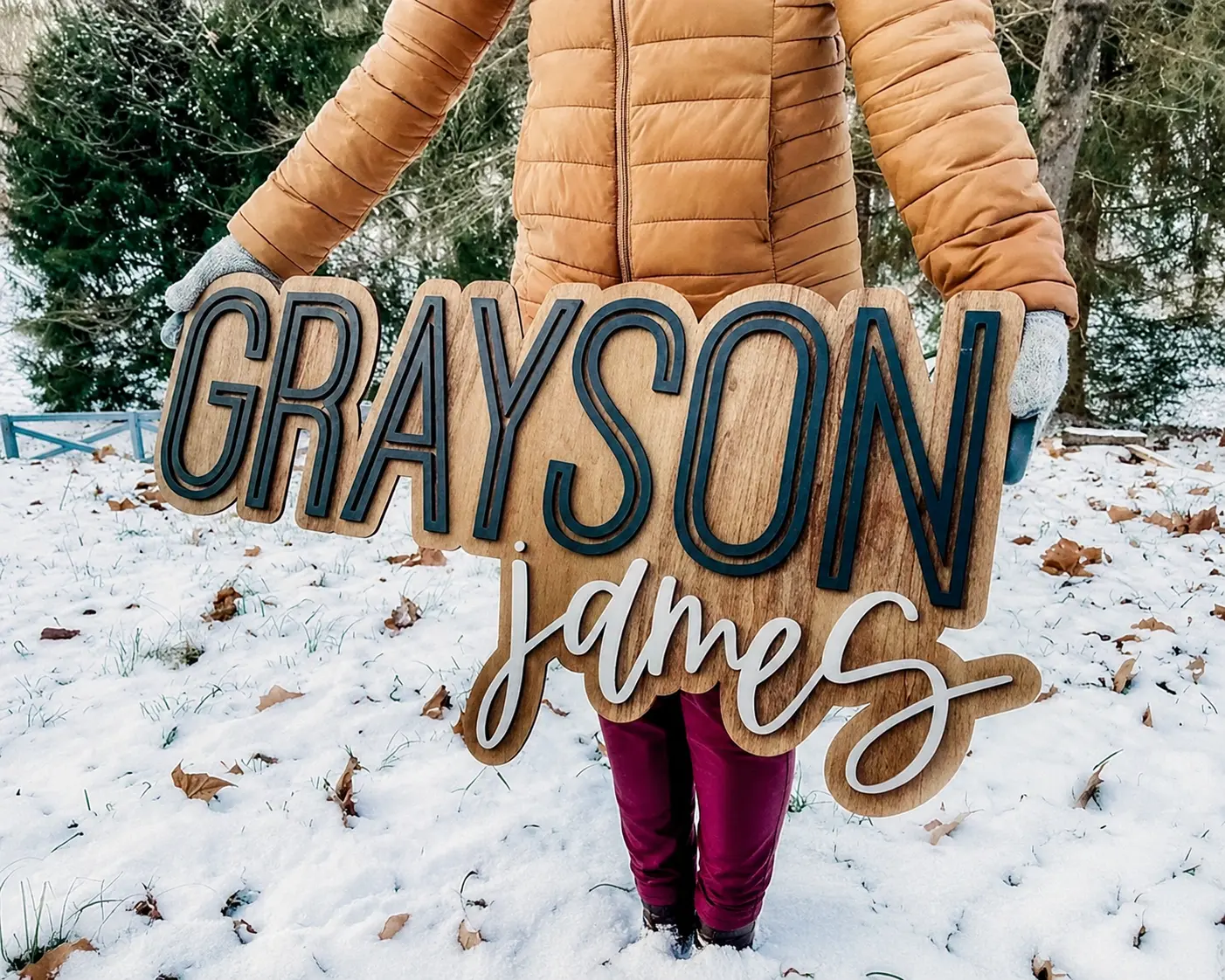 Personalized Wooden Name Sign | Custom Nursery & Kids Room Decor