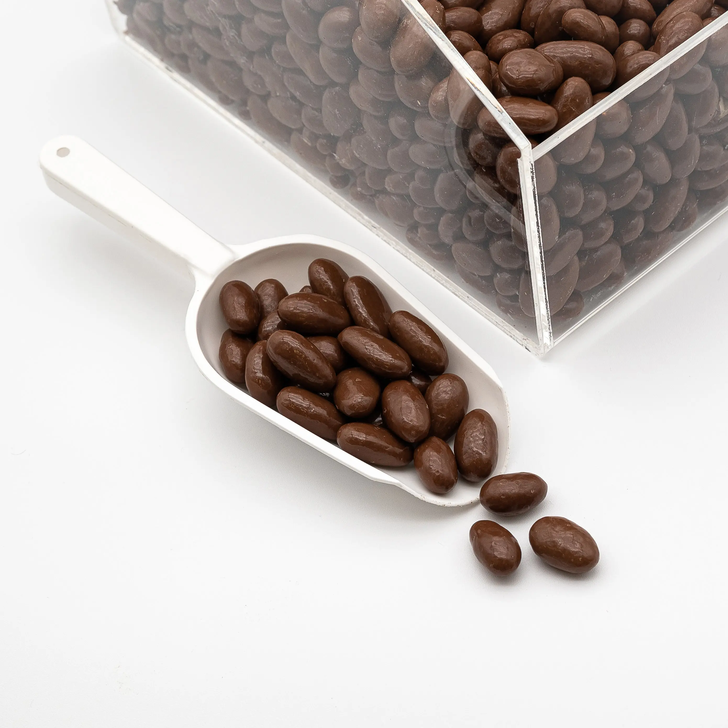 Milk Chocolate Almonds - Whole Almonds Covered in Rich Milk Chocolate - 4 oz & 8 oz & 1 lb Chocolate Bag