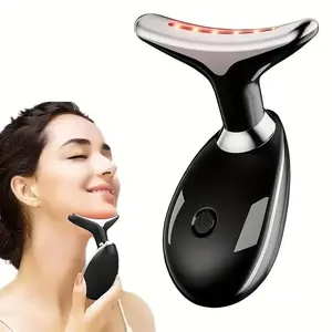 7 Colors LED Light Facial Massager, Facial Care Instrument, Facial Beauty Instrument, Firming & Lifting Face & Neck Massage Tool, Professional Skin Care Tool for Women, Facial Beauty Massagers