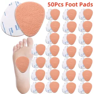 50 Pcs Metatarsal Pad Set for Men Women,1/4 Inch Thick Ball of Foot Pain Relief Cushions,Thick Metatarsal Felt Pads Cushion,Pain Relief Forefoot Support Mat,Christmas Party Gifts,Hand Tools Kits