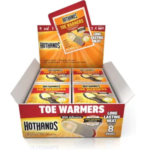 HotHands Toe Warmers - Long Lasting, Odorless, Air Activated - Up to 8 Hours of Heat - 40 Pair