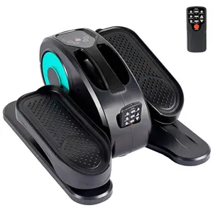 Under Desk Elliptical Machine, Ellipse Leg Exerciser For Seniors Fully Assembled, Quiet & Portable Electric Seated Pedal Exerciser With Remote Control & 12 Adjustable Speeds