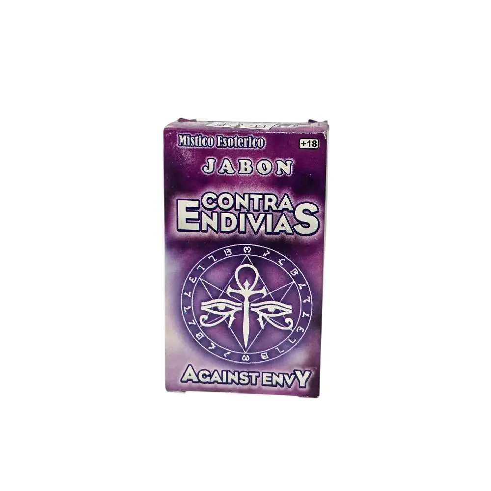 Contra Envidia Spiritual Bar Soap - 100g Aromatic Body Care Bath Product for Energy Shield, Aura Cleanse, Cleansing, 7-Day Use, Natural Non-Toxic Solid Cleanser, 24-Month Shelf Life