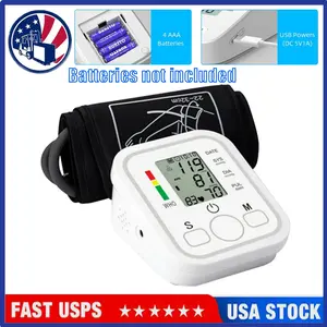 2025 Digital Automatic Blood Pressure Monitor Upper Arm BP Machine Heart Rate HP Healthcare