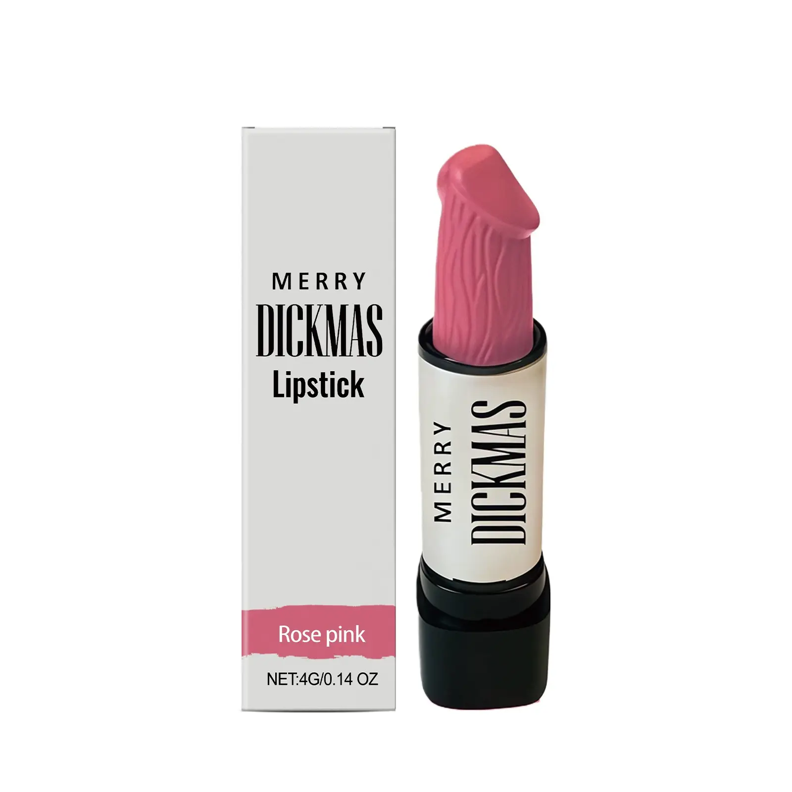 4g Rose Matte Lip Balm Lipstick, Long-Lasting Natural Flawless Finish, Lightweight Texture, Perfect for Secret Party Makeup, No Alcohol or Aerosol Cosmetic