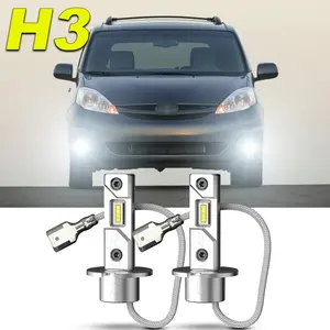 For Toyota Sienna 2004-2005 Upgrade H3 LED Headlight Fog Light Bulbs Kit 70w Auto Automotive