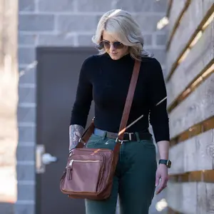 Brooklyn Concealed Carry Lock and Key Crossbody