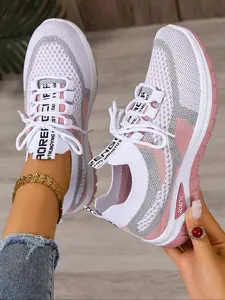 Women's New Casual Sports Shoes, Large Size Lightweight Soft Sole Sneakers, Comfortable Non-Slip Walking Shoes, Perfect for Travel & Leisure Activities, Trendy Walking Sneaker