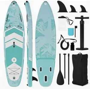 Stand Up Paddle Board, 320cm Inflatable Paddle Boards for Adults with Premium Accessories, Non-Slip EVA Deck, Ultra-Light Carry Bag, Pump, SUP Board Great Stability & Resistance