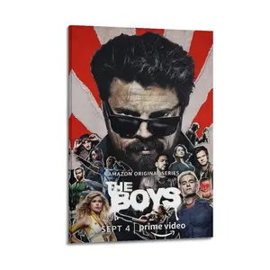 The Boys Poster for Bedroom Aesthetic Canvas Wall Art Living Room Posters Painting Picture Print Modern Family Decor Artist Bathroom Poster