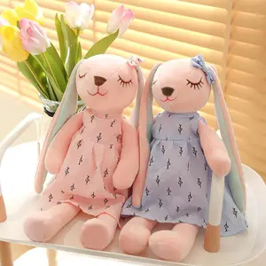 Cute Rabbit Design Plush Toy, 1 Count Soft Stuffed Rabbit Plushie, Cartoon Rabbit Doll, Soft Stuffed Animal, Birthday Gift for Kids, Home Decoration
