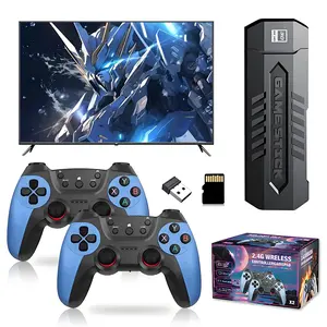 X2 Blue 256G Retro Game Stick 4K, Compatible With 60+ Emulator Video Console, Plug and Play Video Game Stick for TV, with 2 X 2.4G Wireless Controller