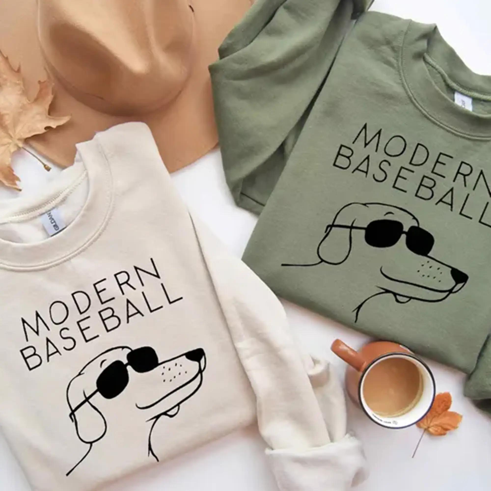 Modern Baseball Shirt, Baseball Vibes Sweatshirt, GameDay Season Hoodie, Funny Baseball Game Day Crewneck, Game Day Dog Sweater, Cool Dog