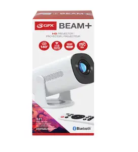GPX BEAM+ HD Projector Portable (Open Box)