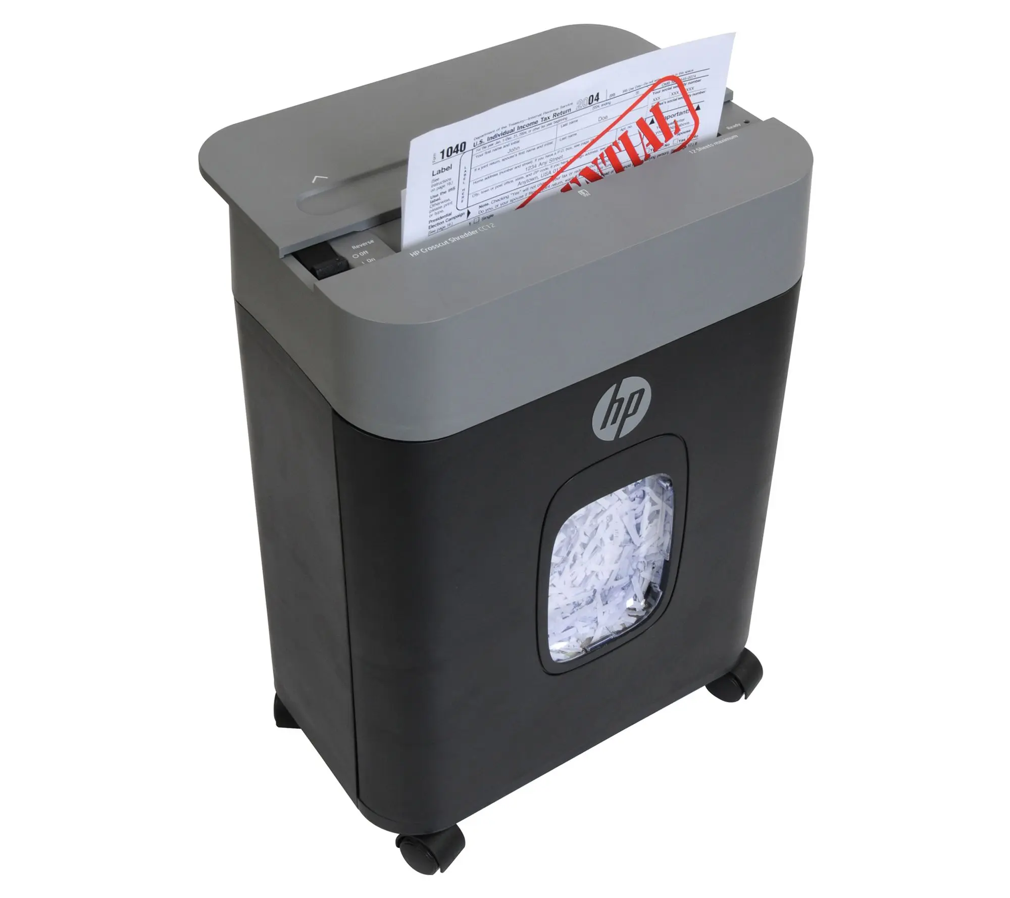 HP CC12 12-Sheet Crosscut Shredder HP CC12 12-Sheet Crosscut Shredder