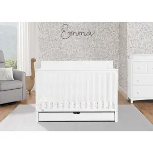 Logan 6-in-1 Convertible Crib with Underdrawer