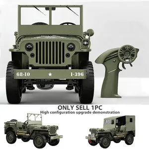 C8815 4wd Off-Road Jeep Remote Control Car, Rc Cars, 2.4g Simulation Console, Engine Hood Switch, Strong Motor, Long Battery Life, Christmas Gift